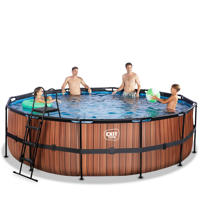 thumbnail: Exit Toys Timber Style EXIT Wood zwembad met filterpomp