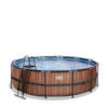Exit Toys Timber Style EXIT Wood zwembad met filterpomp