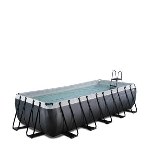 Black Leather EXIT Black Leather zwembad met filterpomp