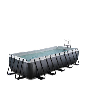 Black Leather EXIT Black Leather zwembad met filterpomp