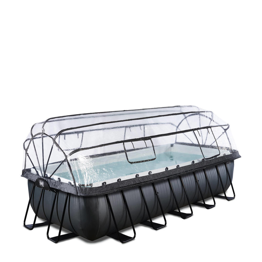 Exit Toys Black Leather EXIT Black Leather zwembad met zandfilterpomp en overkapping