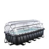 Exit Toys Black Leather EXIT Black Leather zwembad met zandfilterpomp en overkapping