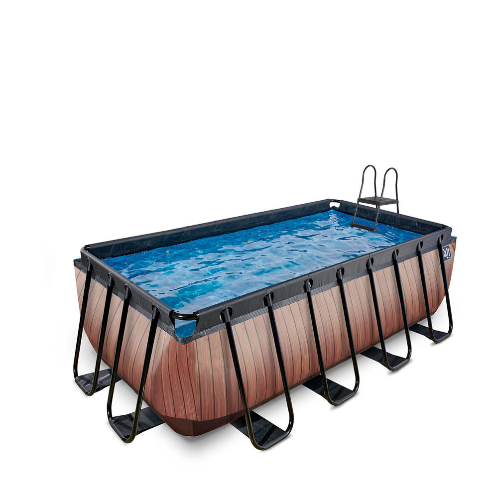 Exit Toys Timber Style EXIT Wood zwembad met filterpomp