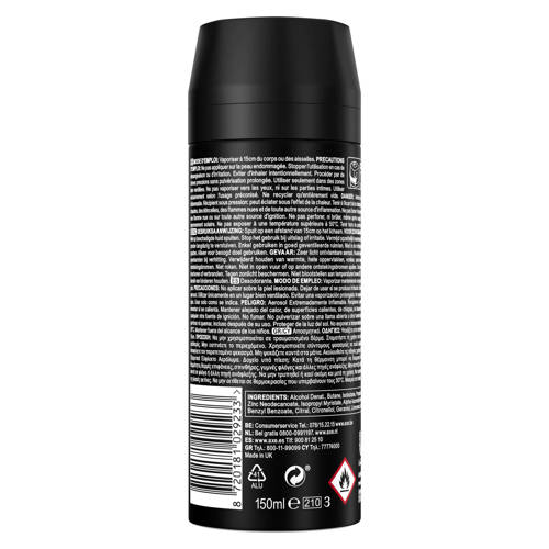 Axe Black deodorant bodyspray 6 x 150 ml | Deodorant van