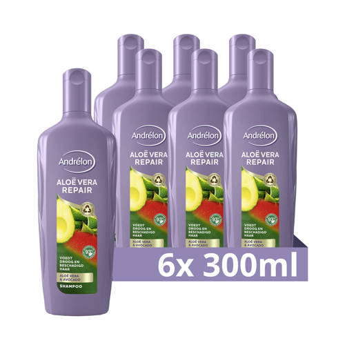Andrélon Aloë Vera Repair shampoo 6 x 300 ml | Shampoo van