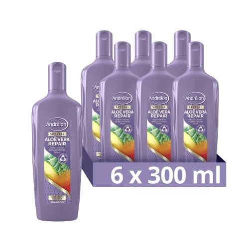 Andrélon Aloë Vera Repair shampoo - 6 x 300 ml | Shampoo van Andrélon
