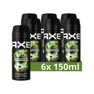 Wild Green Mojito & Cedarwood deodorant bodyspray - 6 x 150 ml