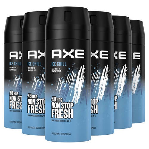 Axe Ice Chill deodorant bodyspray - 6 x 150 ml | Deodorant van Axe