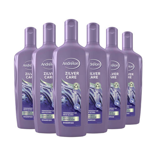 Andrélon Zilver Care shampoo 6 x 300 ml | Shampoo van