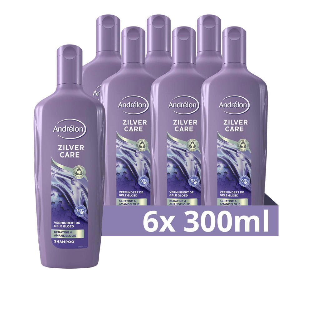 Andrélon Zilver Care shampoo - 6 x 300 ml