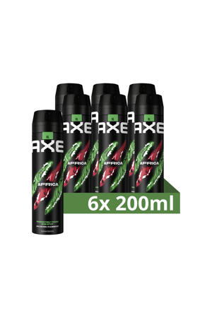 Africa deodorant bodyspray - 6 x 200ml