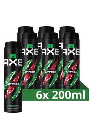 Africa deodorant bodyspray - 6 x 200ml