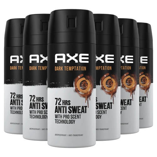 Axe Dark Temptation anti-transpirant spray 6 x 150 ml Deodorant