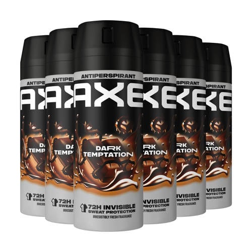 Axe Dark Temptation anti-transpirant spray - 6 x 150 ml Deodorant