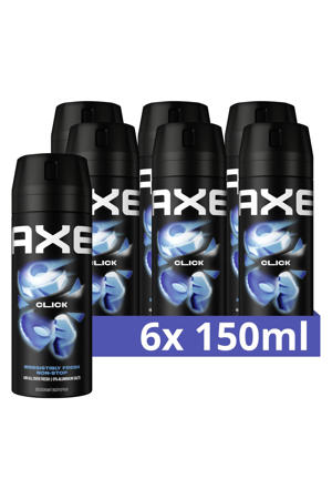 Click deodorant bodyspray - 6 x 150 ml