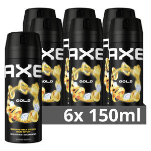 Gold deodorant bodyspray - 6 x 150 ml