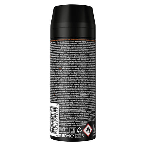 Axe Collision Leather & Cookies deodorant bodyspray 6 x 150 ml