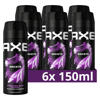Axe Excite deodorant bodyspray - 6 x 150 ml