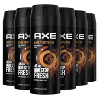 thumbnail: Axe Dark Temptation deodorant bodyspray - 6 x 150 ml