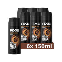 thumbnail: Axe Dark Temptation deodorant bodyspray - 6 x 150 ml