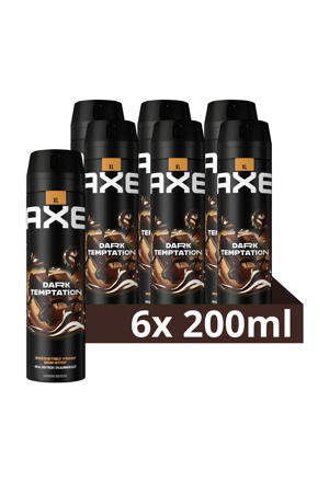 Dark Temptation deodorant bodyspray - 6 x 200 ml