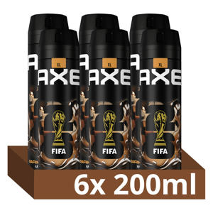 Dark Temptation FIFA Limited Edition deodorant bodyspray - 6 x 200 ml