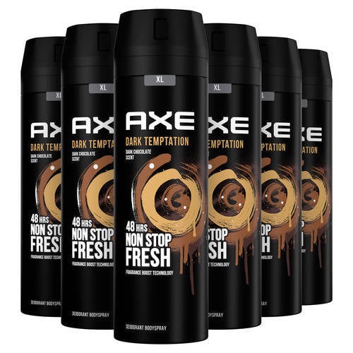 Axe Dark Temptation deodorant bodyspray - 6 x 200 ml