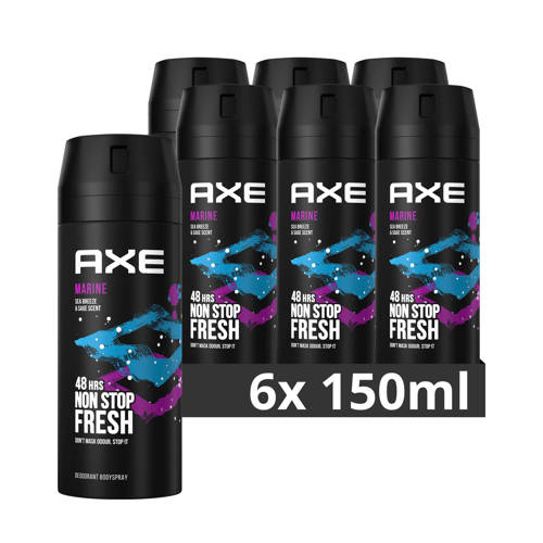 Axe Marine deodorant bodyspray - 6 x 150 ml | Deodorant van Axe