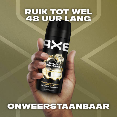 Axe Gold Temptation deodorant bodyspray 6 x 150 ml