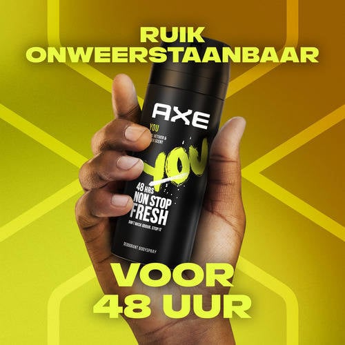 Axe You deodorant bodyspray 6 x 150 ml | Deodorant van