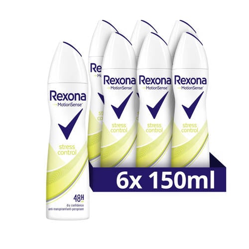 Rexona Women Stress Control anti-transpirant spray - 6 x 150 ml Deodorant