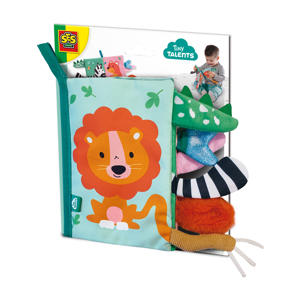 Sensory soft dierenstaarten boek