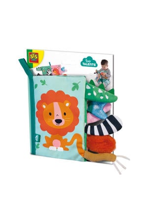 Sensory soft dierenstaarten boek
