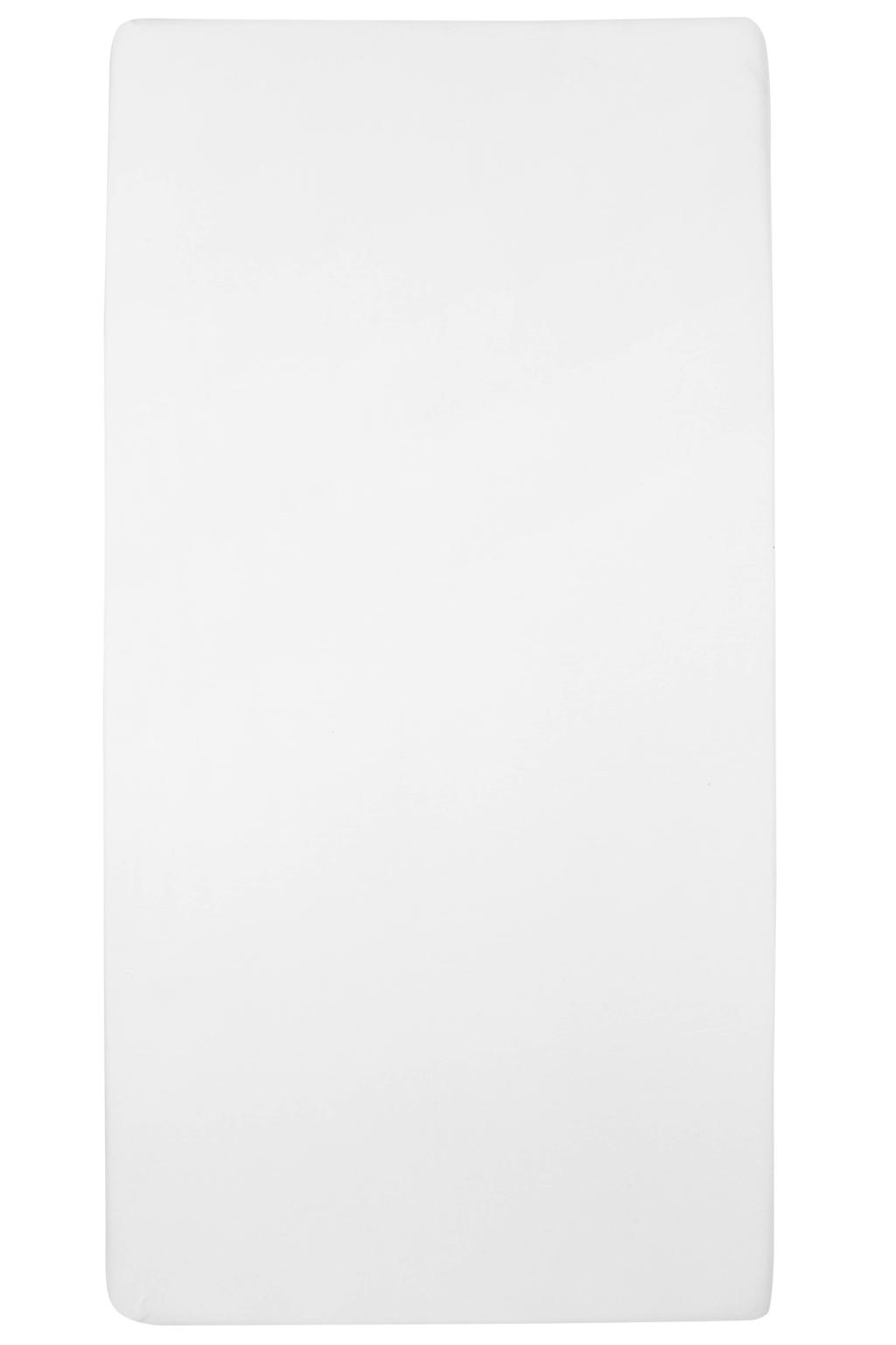 Meyco katoenen juniorbed hoeslaken 70x150 cm wit