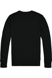 thumbnail: Tommy Hilfiger unisex sweater met logo zwart