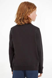 thumbnail: Tommy Hilfiger unisex sweater met logo zwart