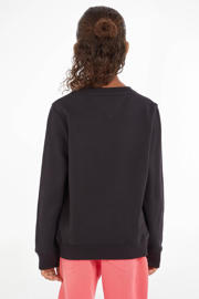 thumbnail: Tommy Hilfiger unisex sweater met logo zwart