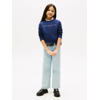 Tommy Hilfiger unisex sweater met logo donkerblauw