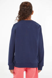 thumbnail: Tommy Hilfiger unisex sweater met logo donkerblauw