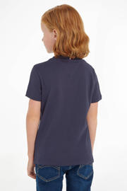 thumbnail: Tommy Hilfiger unisex T-shirt van katoen donkerblauw