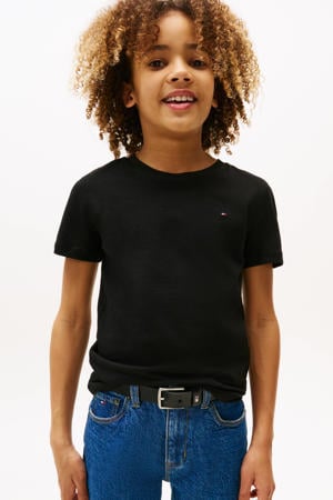 T-shirt van katoen zwart