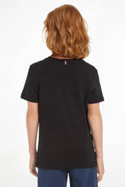 thumbnail: Tommy Hilfiger T-shirt van katoen zwart