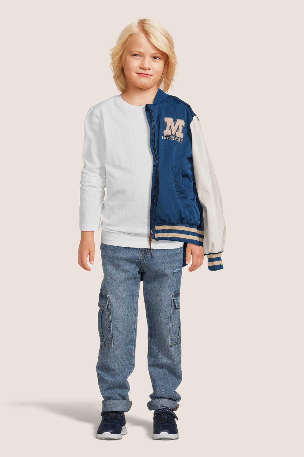 Tommy Hilfiger longsleeve van katoen wit