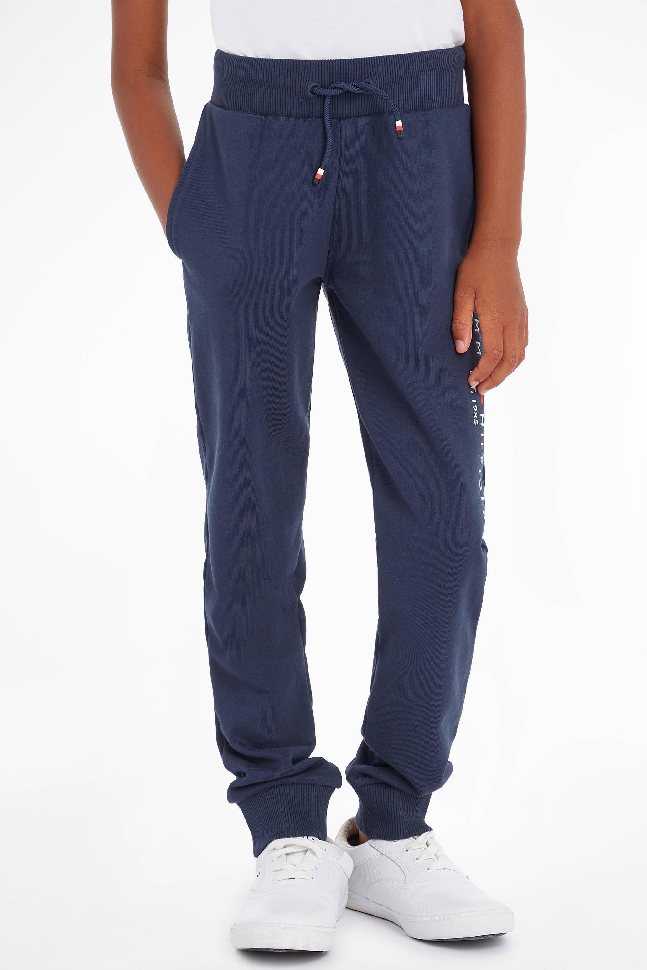 Tommy Hilfiger joggingbroek van katoen donkerblauw kleertjes