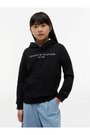 thumbnail: Tommy Hilfiger unisex hoodie met logo zwart