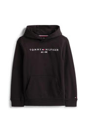 thumbnail: Tommy Hilfiger unisex hoodie met logo zwart