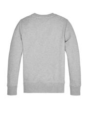 thumbnail: Tommy Hilfiger unisex sweater met logo lichtgrijs