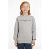 Tommy Hilfiger unisex sweater met logo lichtgrijs