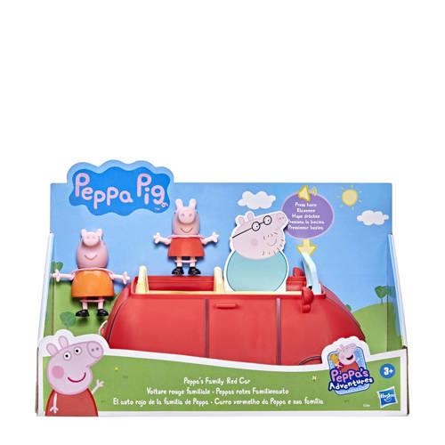 Peppa Pig Peppa's Rode Auto Speelset | Speelset van