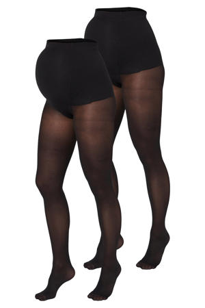 zwangerschapspanty Sabine - zwart (set van 2)